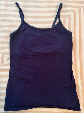 Hanes Dark Navy Spaghetti Strap Camisole